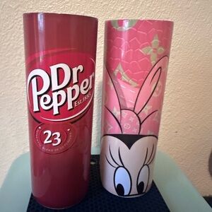 Dr Pepper and Minnie Mouse Tumblers